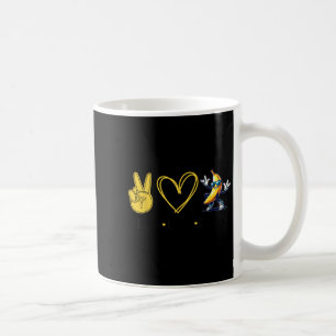 Funny Love Banana Schattige Banana Peace Love Bana Koffiemok