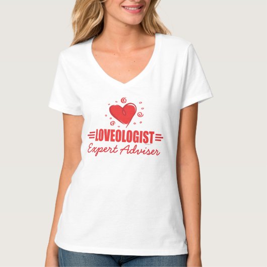 Funny Love Expert T-shirt (Voorkant)
