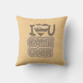 Funny Love Game Over 2 Kussen (Achterkant)