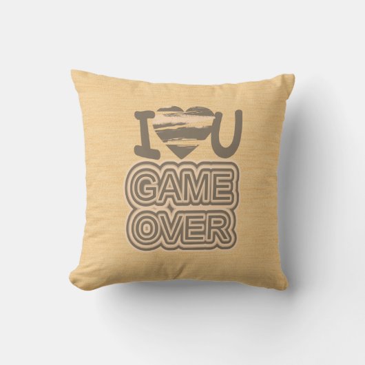 Funny Love Game Over 2 Kussen (Voorkant)