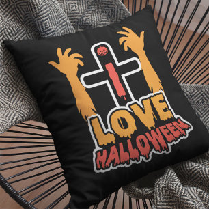 Funny Love Halloween Spooky Zombie Hands Kussen