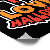 Funny Love Halloween Spooky Zombie Hands Poster (Hoek)