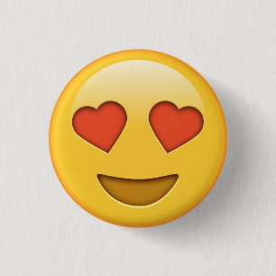 Funny love hararts emoji button