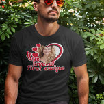 Funny Love Heart Foto T-shirt<br><div class="desc">Dit leuke ontwerp is ideaal voor een Valentijnsdag of cadeau bij verjaardagen</div>