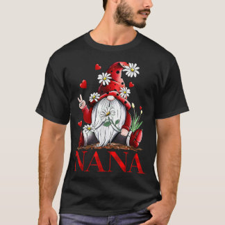 Funny Love heet Nana Gnome Valentine Day M T-shirt