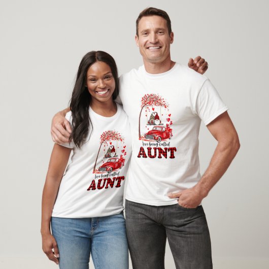 Funny Love heet tante Gnome Valentine Day M T-shirt (Unisex)