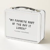 Funny Love Lunch Quote (Achterkant)