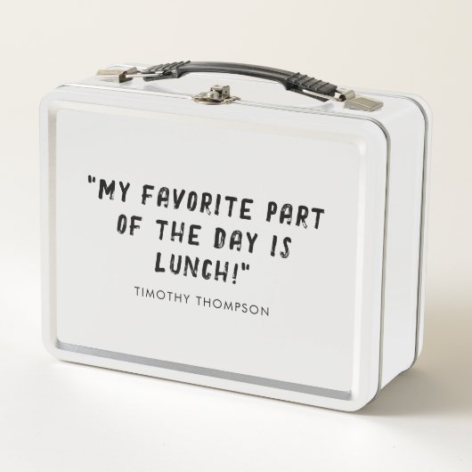 Funny Love Lunch Quote (Voorkant)
