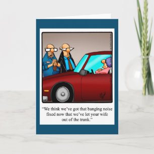 Funny Love & Marriage Humor Blank Wenskaart Kaart