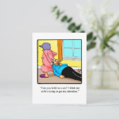 Funny Love & Marriage Humor Briefkaart (Staand voorkant)