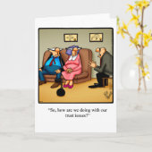 Funny Love & Marriage Humor Wenskaart Kaart (Gele Bloem)