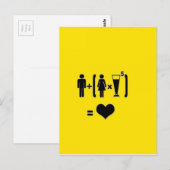 Funny Love Quotes Briefkaart (Voorkant / Achterkant)