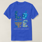 Funny LOVE Speech Language Therapist Menorah Jewis T-shirt (Design voorkant)