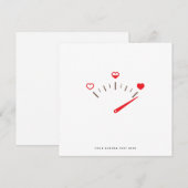 Funny Love Valentijnsdag Kaart (Voorkant / Achterkant)