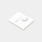 Funny Love Volleyballon for Sport Lovers Post-it® Notes (Schuin)