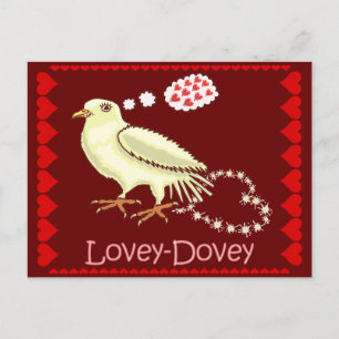 Funny Lovey-Dovey Valentijnsdag Dove Feestdagenkaart