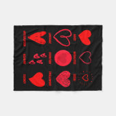 Funny Lsp Speech Language Pathologist Valentines  Fleece Deken (Voorkant (Horizontaal))