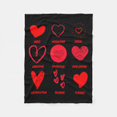 Funny Lsp Speech Language Pathologist Valentines Fleece Deken (Voorkant)