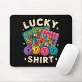 Funny Lucky Bingo Funny Gambling Bingo Player Men Muismat (Met muis)
