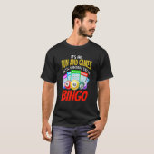 funny lucky Bingo Outfit for Gambling Fans Retirem T-shirt (Voorkant volledig)