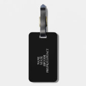 FUNNY LUGGAGE/BAG LABEL_#BADASS DIY BAGAGELABEL (Achterkant verticaal)