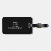 FUNNY LUGGAGE/BAG LABEL_#BADASS DIY BAGAGELABEL (Achterkant horizontaal)