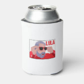 Funny Lula Meme met zonnebril Blikjeskoeler (Blikje Achterkant)