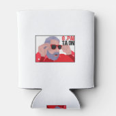 Funny Lula Meme with Sunglasses Blikjeskoeler (Achterkant)