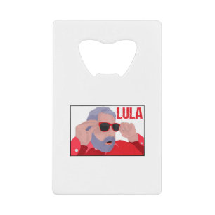 Funny Lula Meme with Sunglasses Creditkaart Flessenopener