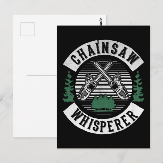 Funny Lumberjack Chainsaw Whisperer Woodworker Briefkaart (Voorkant / Achterkant)