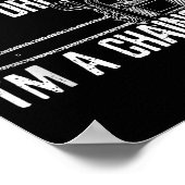 Funny Lumberjack I Don't Snore I Dream I'm A Chain Poster (Hoek)