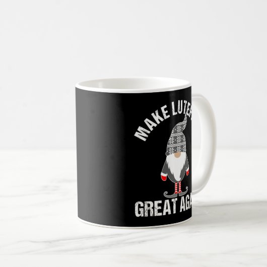 Funny Lutefisk maakt Lutefisk weer geweldig Tomte  Koffiemok (Voorkant rechts)