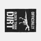 Funny Ly Older Than Dirt Birthday Novelty  Fleece Deken (Voorkant (Horizontaal))
