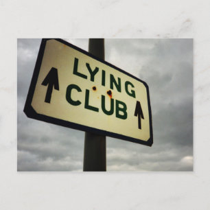 Funny Lying Club Briefkaart
