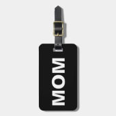 Funny Ma Black Bagagelabel (Voorkant verticaal)