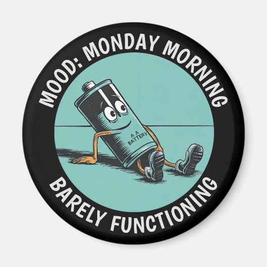 Funny Maandag Magneet (Voorkant)