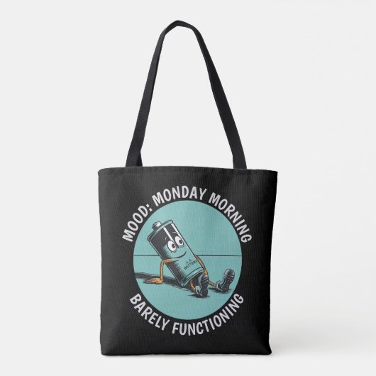 Funny Maandag Tote Bag (Achterkant)