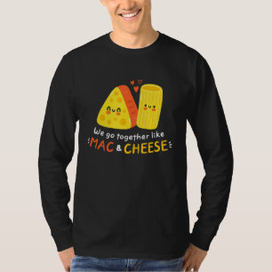 Funny Mac and Cheese Love Food Cute Veggie Cheese T-shirt