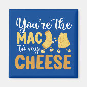 Funny Mac en Cheese Best Friends Valentijnsdag Magneet (Voorkant)