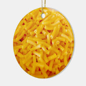 Funny Mac en Cheese Gag Gift Food Kerstmis Keramisch Ornament (Links)