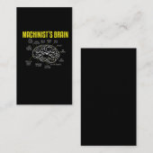 Funny Machinist Definition Quote Mechanic operator Visitekaartje (Voorkant / Achterkant)