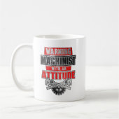 Funny Machinist Mechanical Engineer Koffiemok (Links)