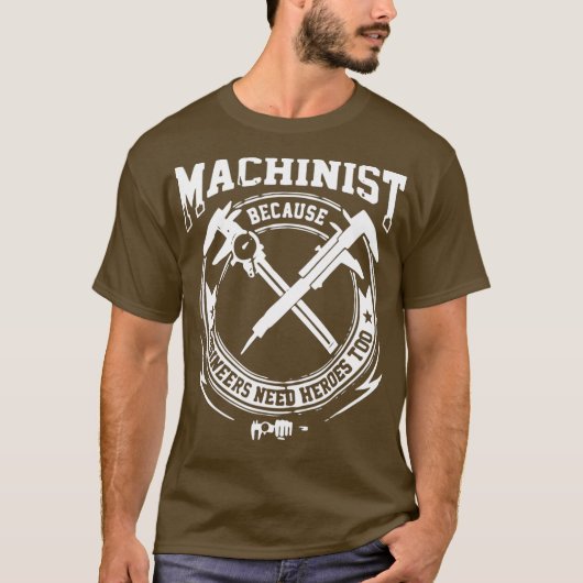 Funny Machinist T-Shirt (Voorkant)