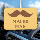 Funny Macho Man Mustache Luchtverfrisser