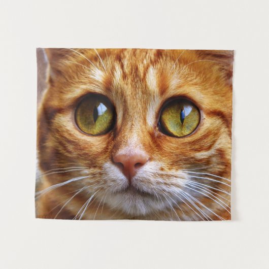 Funny mackerel (huiskat) wandkleed (Voorkant (horizontaal))