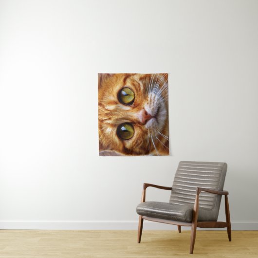 Funny mackerel (huiskat) wandkleed (In situ)