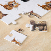 Funny Mad Angry Cats Schattige Legpuzzel (Zijkant)
