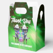 Funny Mad Cat Scientists Purrfect Birthday Bedankdoosjes (Geopend)