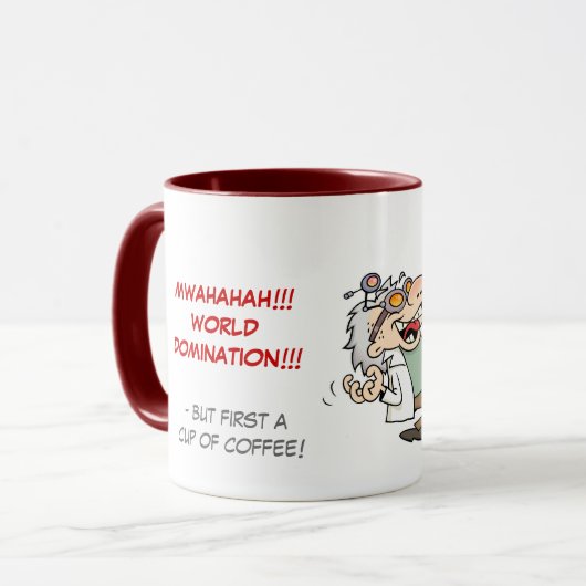 Funny Mad Scientist Mok (Voorkant links)