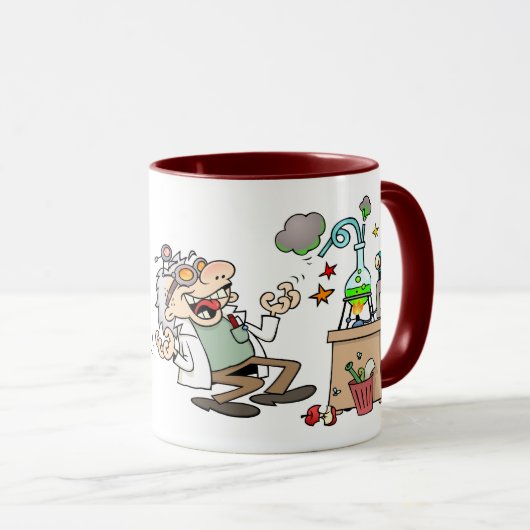 Funny Mad Scientist Mok (Voorkant rechts)